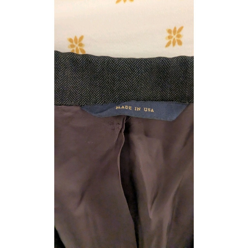 Brooks Brothers Saxxon Makers Merchants Madison Gray Blazer Herringbone USA 48R - Picture 14 of 15